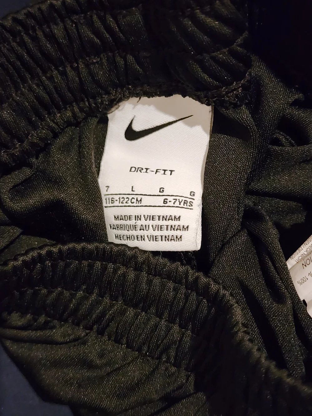 Nike Kids Black Shorts with Pink Swoosh & Assorted Green and Gray Joggers
